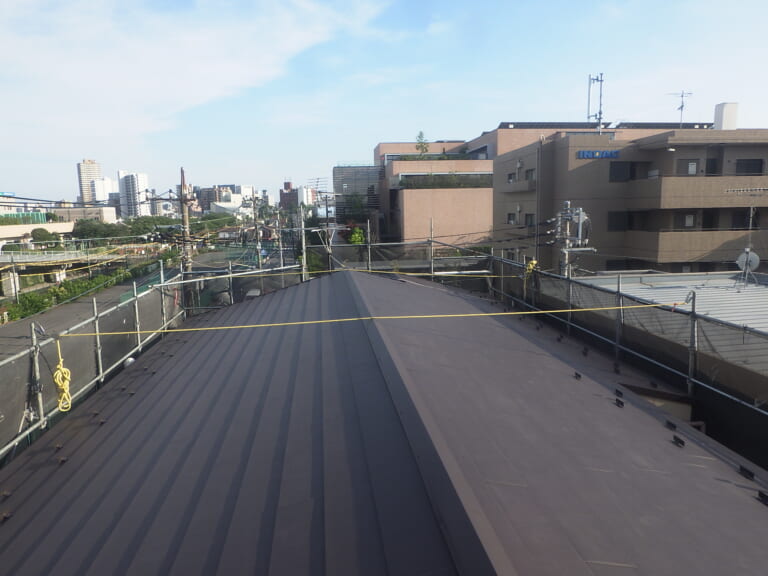 屋根施工後完了写真