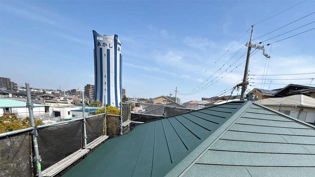 スーパーガルテクトの屋根