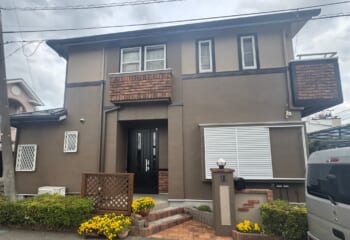 千葉県佐倉市 - スレート屋根から横暖ﾙｰﾌαﾌﾟﾚﾐｱﾑSに屋根カバー工法と外壁塗装