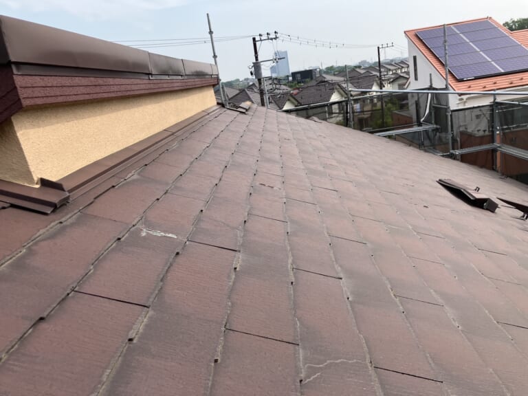 施工前の屋根