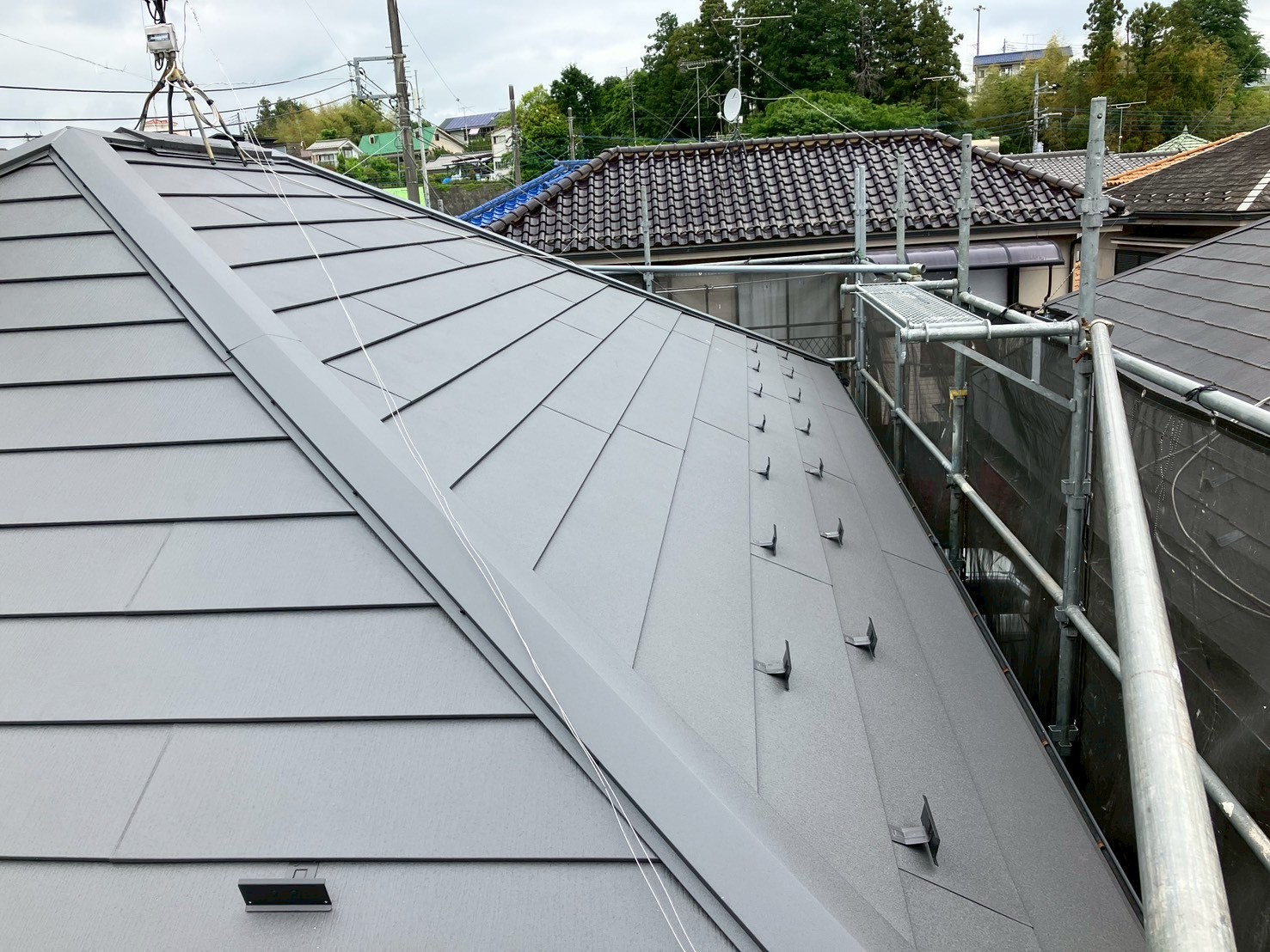 スーパーガルテクト施工後