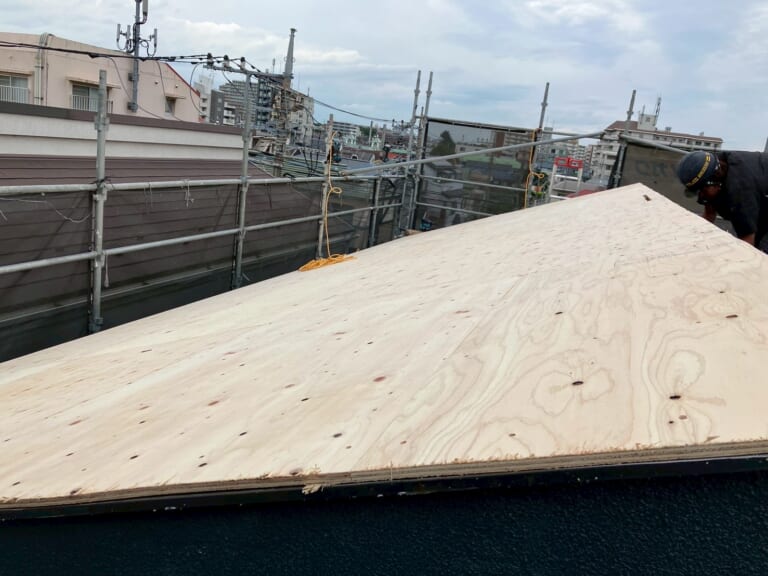 野地板増しばり