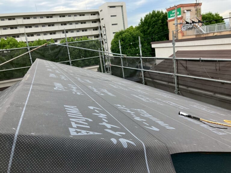 ルーフィング施行