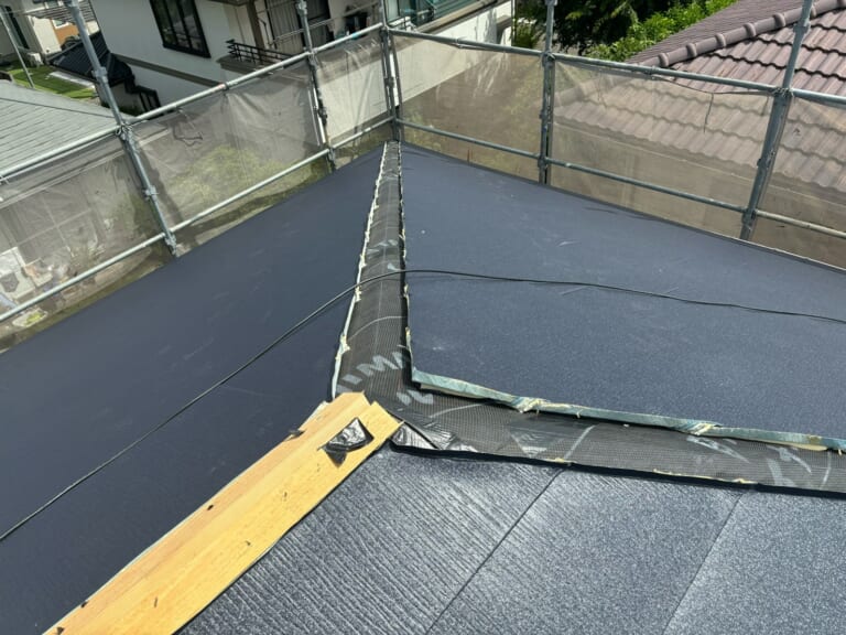 棟部分の立ち上げ