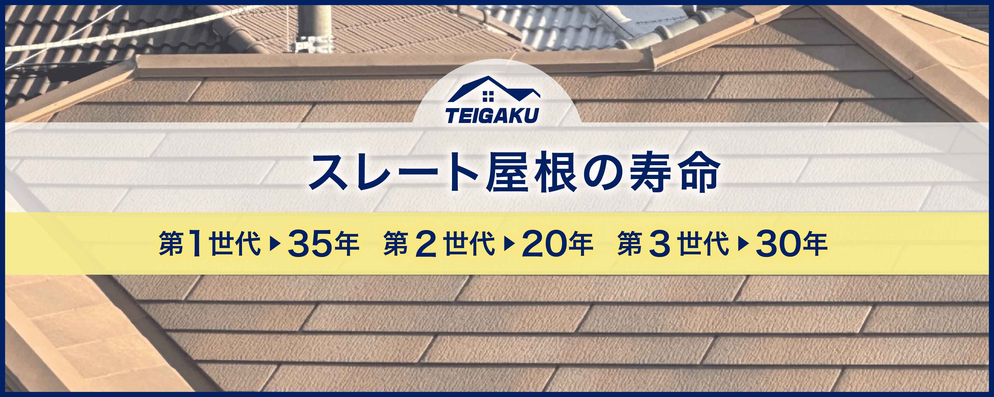 スレート屋根の寿命