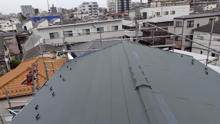施工後の屋根