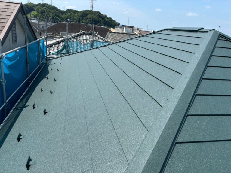 スーパーガルテクト施工後