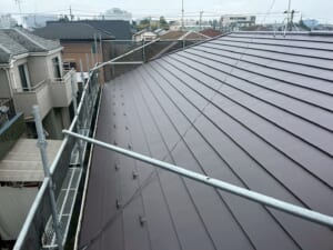 サムネイル画像 神奈川県横須賀市 - スレート屋根をテイガクルーフで屋根葺き替え工事