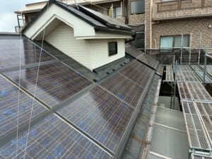 施工前の屋根