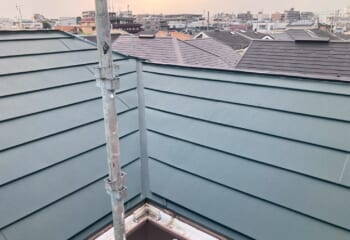 屋根施工後
