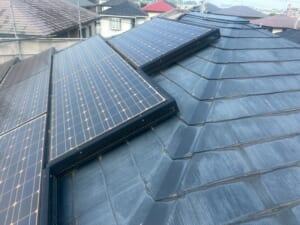 施工前の屋根