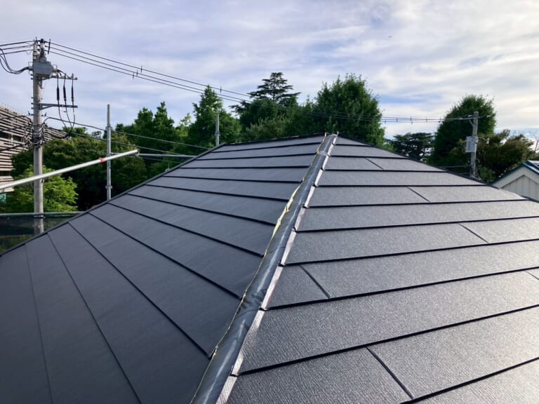 棟部分の立ち上げ