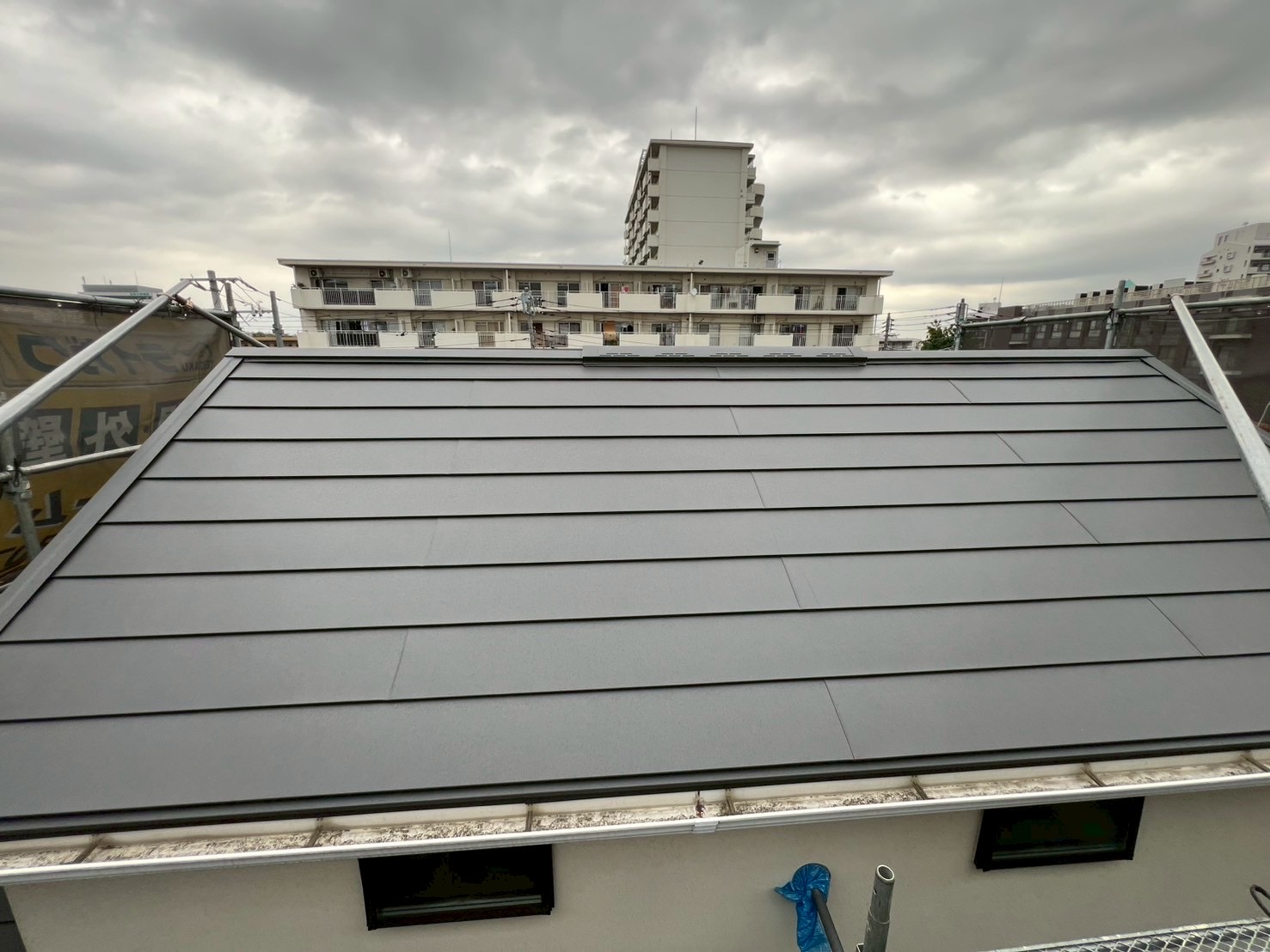 完成した屋根