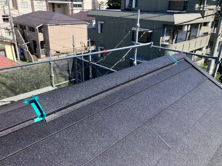 換気棟の設置、完成