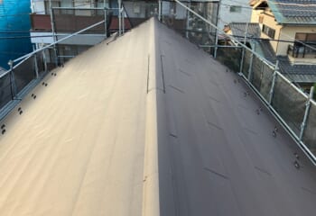 さいたま市浦和区 - スレート屋根をコスパに優れたテイガクルーフで屋根修理