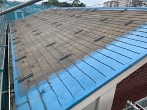 施工前 スレート屋根