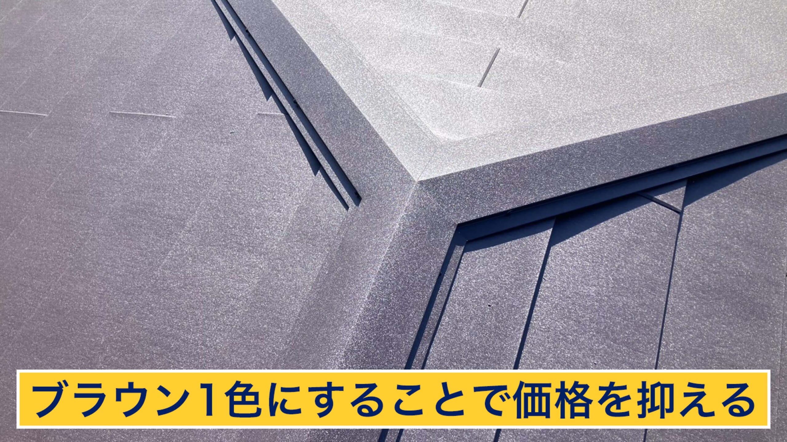 ブラウン１色で価格を抑える