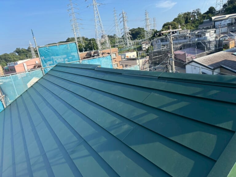 施工後の屋根
