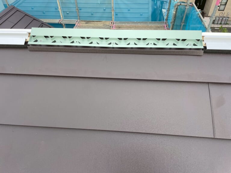 換気棟の設置、完成