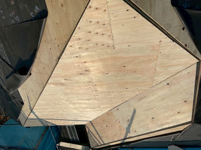 野地板増し張り