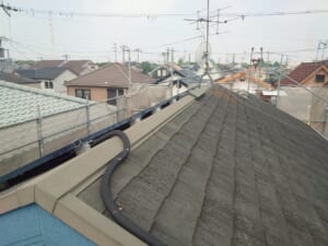 ノンアスベストのスレート屋根