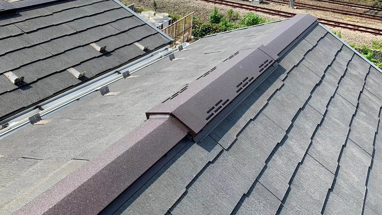 棟板金の全部交換