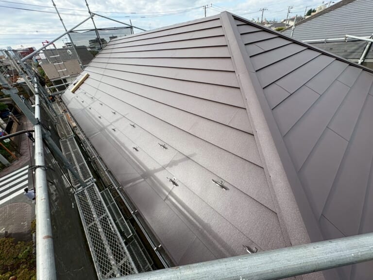 屋根施工後