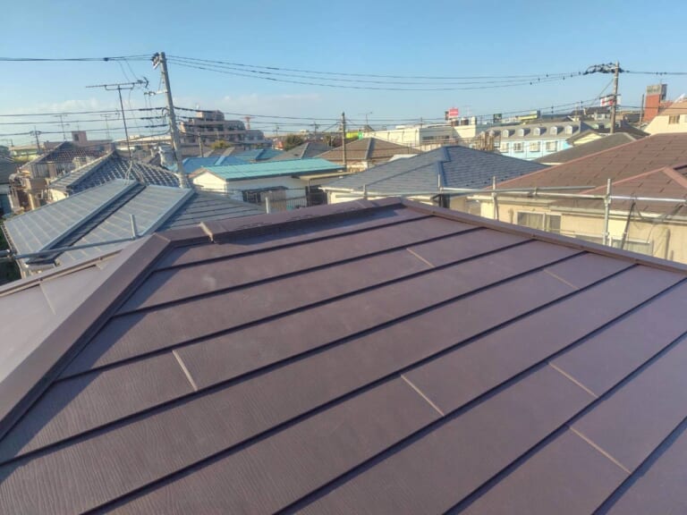 換気棟の設置、完成