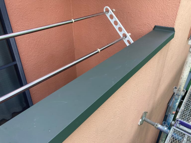 笠木板金葺き替え