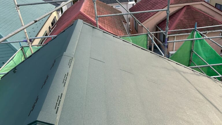 施工後の屋根