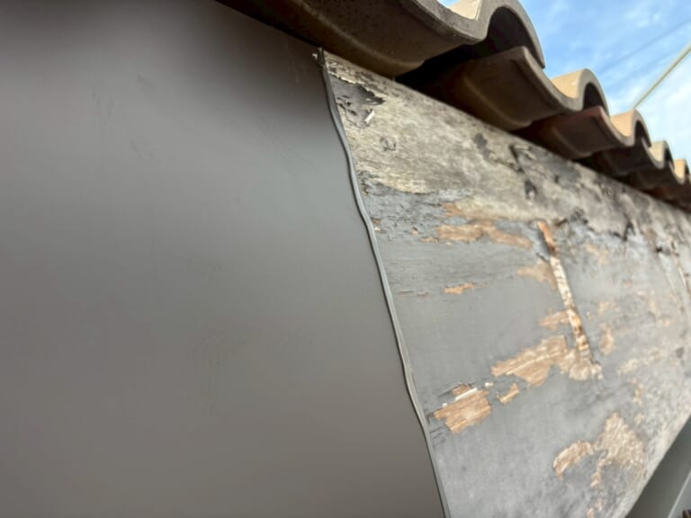 破風板板金巻き