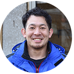 施工管理者社員の萩野