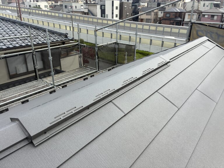 換気棟取り付け