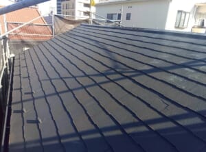 施工前　スレート屋根