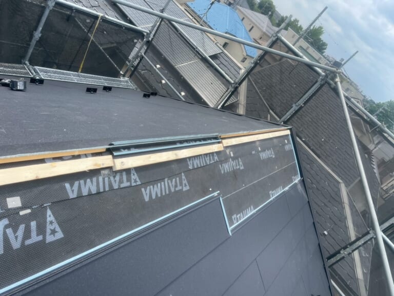 スーパーガルテクト張り付け