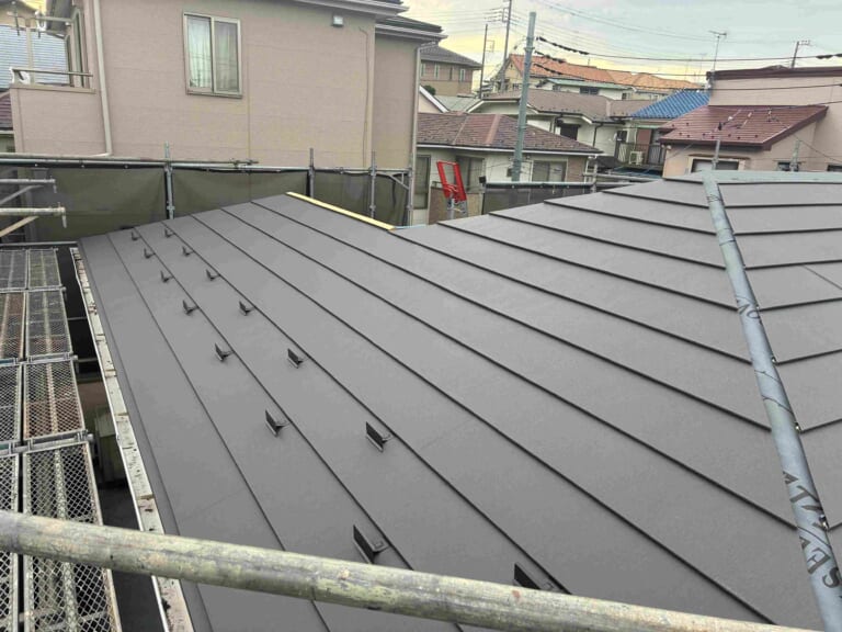 屋根本体張り