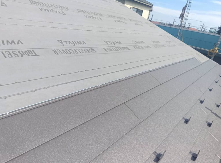 スーパーガルテクトを施工