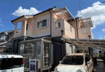 テイガクで屋根・外壁工事した家