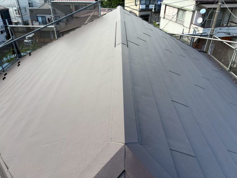 施工後の屋根