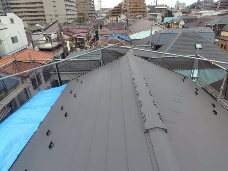 施工後の屋根