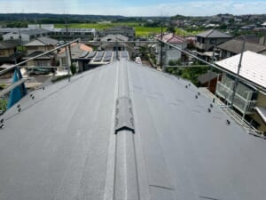 サムネイル画像 千葉県市原市 - 雨漏りが発生したスレート屋根を金属屋根でカバー工法リフォーム