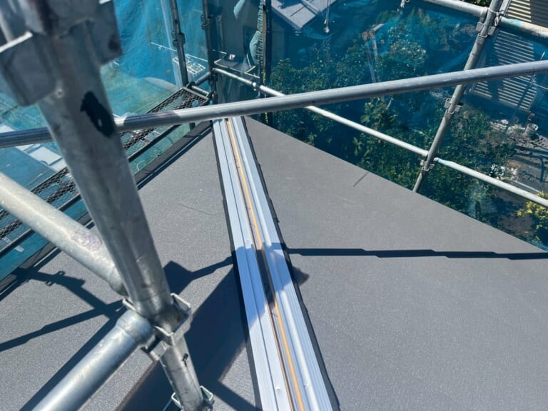 棟部分にエスヌキ設置