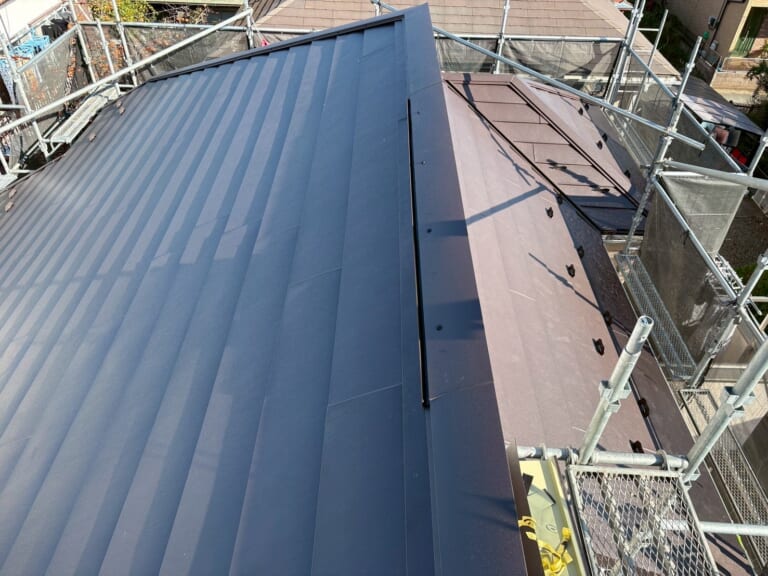 換気棟の設置、完成