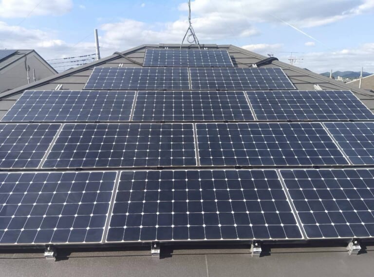 パネル再設置完了