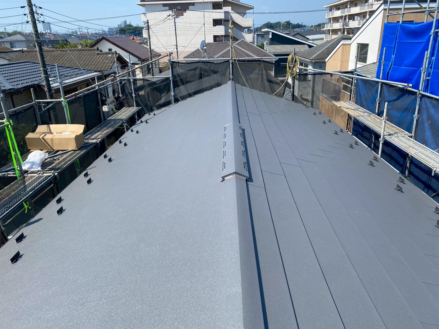 工事後の屋根