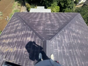 工事前の屋根