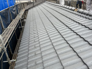 施工前の屋根