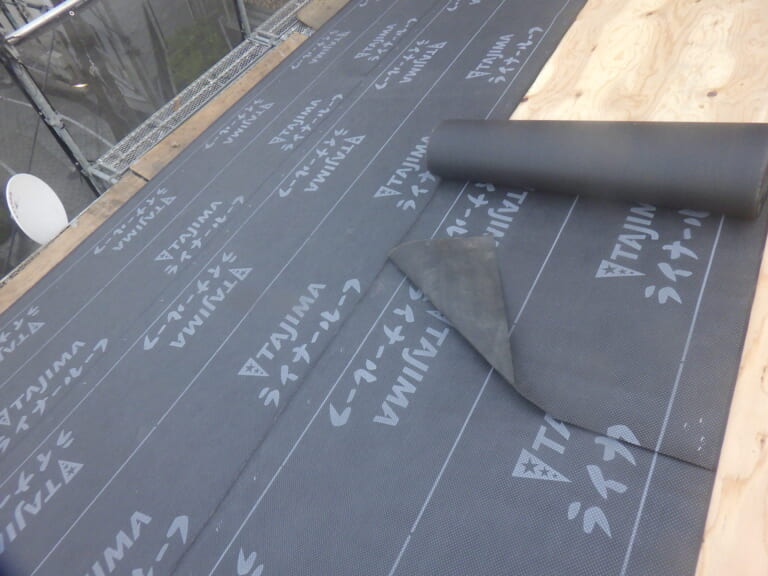 ルーフィング敷設