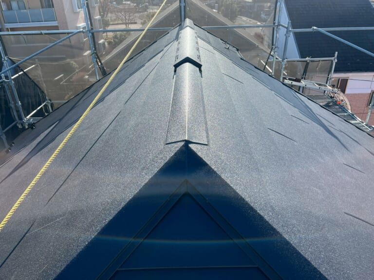 換気棟の設置、完成