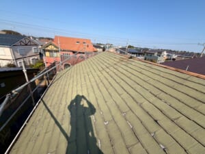施工前の屋根